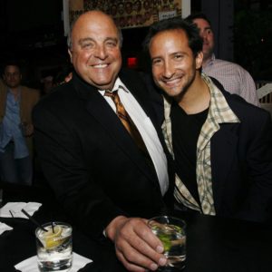 Simon Winthrop with Barry Alvarez