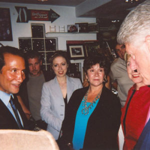 Simon Winthrop with the Clinton Family