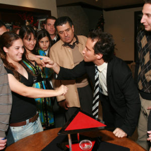 Simon Winthrop Performing at an event