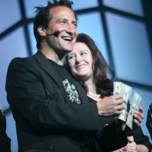 Simon Winthrop Performing at an event