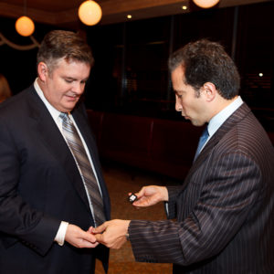 Simon Winthrop Performing at an event