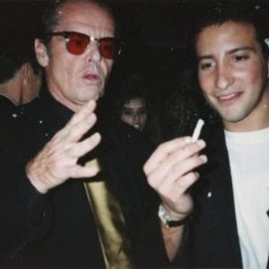 Simon Winthrop with Jack Nicholson