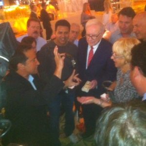 Simon Winthrop with Warren Buffett